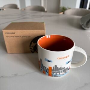 NIB Starbucks Chicago Mug You are Here Collection